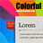 Colorful Modern Blogger Theme