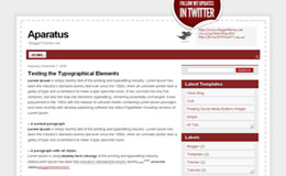 Aparatus Blogger Theme