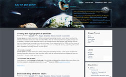 Astronomy Blogger Theme