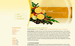 Fruit Blogger Theme