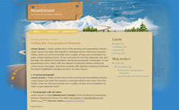 Mountain Air Blogger Theme