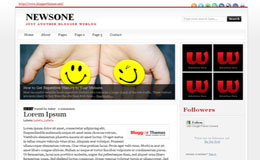 NewsOne Blogger Theme