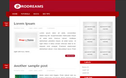 ProDreams Blogger Theme