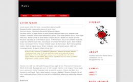 Ruby Blogger Theme