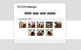 Simplex Vcard Blogger Theme