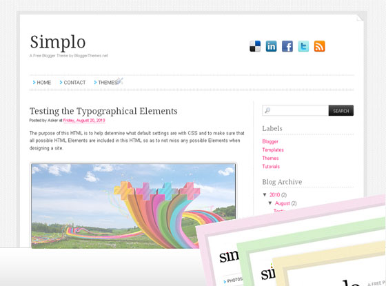 Simplo Blogger Template