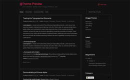 ZDark Blogger Theme