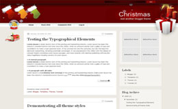 Christmas Blogger Theme