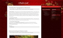 ClubRed Blogger Theme