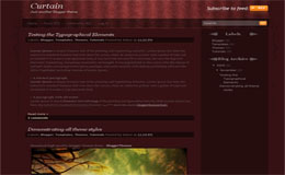 Curtain Blogger Theme