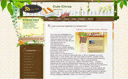 Cute Cirrus Blogger Theme