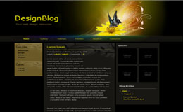 Design Blog Blogger Theme