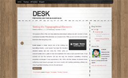 Desk Blogger Theme