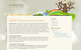 Dreamy School Blogger Theme