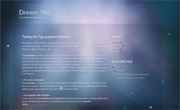 Dream Sky Blogger Theme