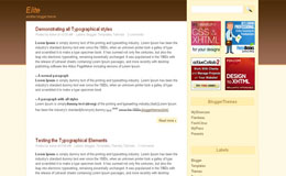 Elite Blogger Theme