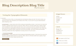 Elitive Blogger Theme