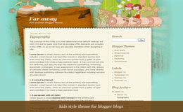 Far away Blogger Theme