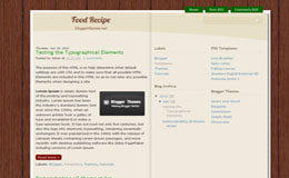 Food Recipe Blogger Theme