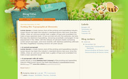 Green Blogger Theme