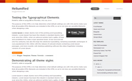 Heliumified Blogger Theme