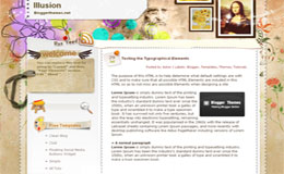 Illusion Blogger Theme