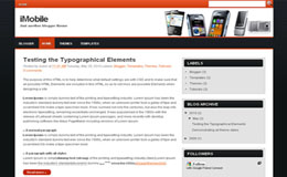 iMobile Blogger Theme