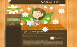 Nature Gift Blogger Theme