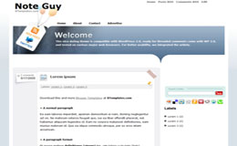 Note Guy Blogger Theme
