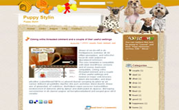 Puppy Stylin Blogger Theme