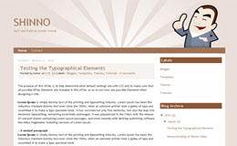 Shinno Blogger Theme