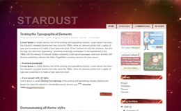 Stardust Blogger Theme