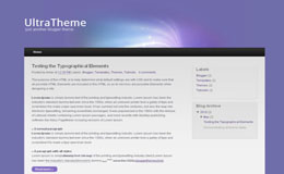 Ultra Theme Blogger Theme